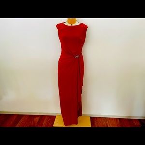 Chaps by Ralph Lauren evening dress. Red. Size 8